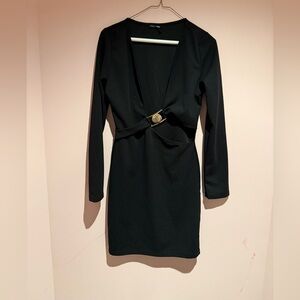 Fashion Nova "Versace inspired" lion cut-out dress